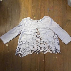 Kimchi blue lavender lace top